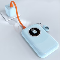 Dudao K21 Mini 10000mAh 22.5W USB-A / USB-C Portatīvais lādētājs (m) - zils