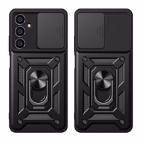 Viedtālruņa apvalks Samsung M54 ar kameru aizsargvāciņu - melns