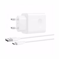 Lādētājs Huawei CP404B SuperCharge 22.5W USB-A + USB-A uz USB-C kabelis 1.0m balts
