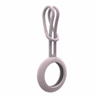 SILICONE ELASTIC maciņš KEY RING PENDANT LOCATOR APPLE AIRTAG rozā