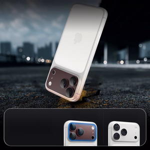 Spigen Optik Pro XL GLAS.TR EZ FIT rūdīts stikls, paredzēts iPhone 18 Pro Max, tumšā ķiršu krāsā