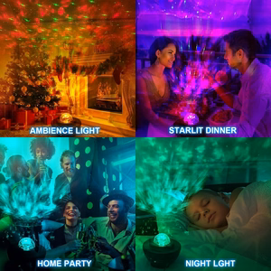 LED zvaigžņu projektors Reach Starry Bowl melns