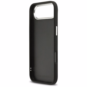 Karl Lagerfeld FW Grained Karl & Choupette Heads Pins & Logo iPhone Air Case - Black