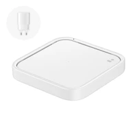 Samsung Wireless Charger Pad EP-P2400TWEGEU 15W indukcijas lādētājs - balts + tīkla lādētājs