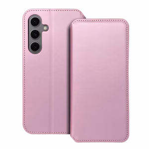 Чехол-книжка для Samsung S24 FE Dual Pocket Book светло-розовый