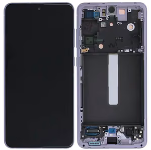 LCD screen Samsung G990 S21 FE 5G ar touch screen un frame Lavender original (service pack)