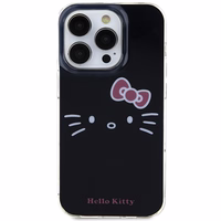 Hello Kitty IML kaķa sejas viedtālruņa apvalks iPhone 14 Pro - melns