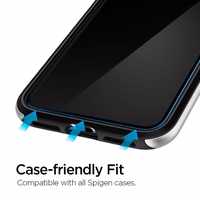Spigen ALM Glas.tR Slim rūdītais stikls iPhone 11 / XR - 2 gab.