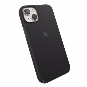 Speck CandyShell Pro + MagSafe vāciņš ierīcei iPhone 14 Plus, ar Microban pretmikrobu aizsardzību, “Black / Slate Grey” krāsu kombinācija