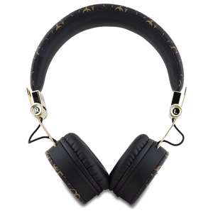 Накладные наушники Guess Bluetooth ENC GUBH70E4PTMK чёрные 4G Triangle Round Shape