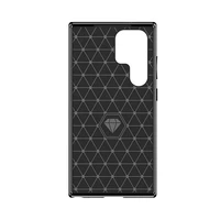 Thunder apvalks bruņots apvalks Samsung Galaxy S24 Ultra - melns