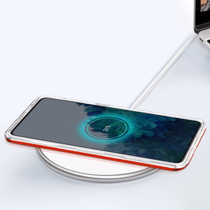 Clear 3in1 viedtālruņa apvalks Samsung Galaxy S23+ silikona apvalks ar rāmi sarkans