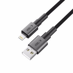 Tech-Protect Ultraboost DNA USB-A / Lightning kabelis 12W/2.4A 25 cm - pelēks