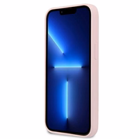 Guess GUHCP13SSLTGU iPhone 13 mini 5.4" violets cietais apvalks silikona trīsstūris