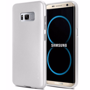Mercury I-Jelly vāciņš ierīcei Samsung Galaxy S8+, sudraba krāsā