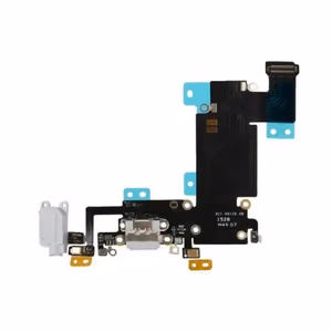 Uzlādes ports saderīgs ar Apple iPhone 6 Plus 5.5'' ar Flex melns OEM