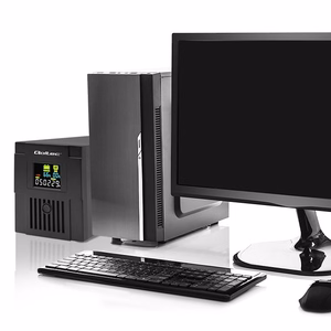 Qoltec 53770 nepārtrauktas barošanas avots (UPS) Line-Interactive 1.5 kVA 900 W 2 AC ligzdas