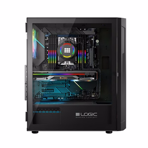 Logic ARAMIS ARGB MINIDI USB 3.0 datora korpuss, melns