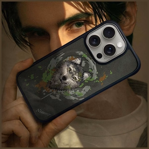 Nimmy Wilk magnētiskais viedtālruņa apvalks iPhone 16 Pro Max - pelēks