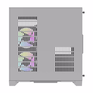 Darflash FT350 datora korpuss + 5 aRGB ventilatori (balts)