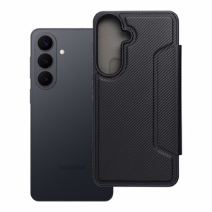 RAZOR grāmatas tipa viedtālruņa apvalks SAMSUNG S26 Edge, melns