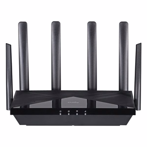 Cudy LT700 bezvadu maršrutētājs Gigabit Ethernet divjoslu (2.4 GHz / 5 GHz) 4G melns