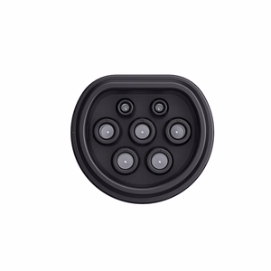 V2L Type 2–Schuko adapteris, 3500 W, ar jaudas displeju un futrāli – melns