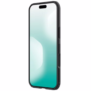 Nillkin Super Frosted Shield Pro MagSafe saderīgs apvalks iPhone 17 Air - caurspīdīgs, melns
