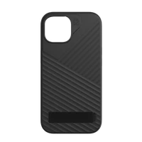 ZAGG Denali Snap KS MagSafe viedtālruņa apvalks ar statīvu iPhone 15 / 14 / 13 - Melns