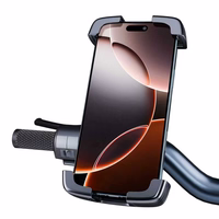 Blavec Uchwyt Rowerowy BV-04 Velo uz stūres ar aktīvu amortizāciju (BV04-SAHB) melns