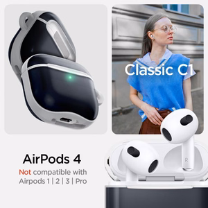 Spigen Classic C1 Чехол для AirPods 4 - графитовый