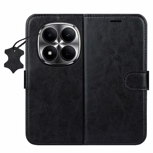 Smart Luxe leather case for Xiaomi Redmi Note 15 5G black
