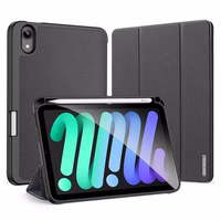 DUX DUCIS salokāms DOMO vāciņš ar zīmuļa turētāju iPad mini 7/6 melns