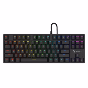 Savio Tempest x2 RGB mehāniskā tastatūra, Outemu RED
