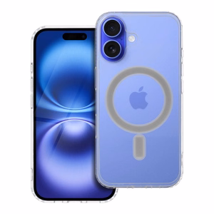 Viedtālruņa apvalks magnētisks ar MagSafe (MID), saderīgs ar IPHONE 16, caurspīdīgs