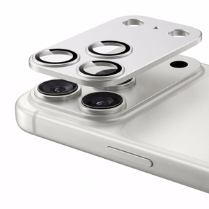 Tech-Protect Camfull Fit+ rūdīta stikla kameras aizsargs modelim iPhone 18 Pro – sudraba krāsā