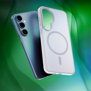 3mk Smoke MagCase balts – tālruņa vāciņš modelim Samsung Galaxy S26+