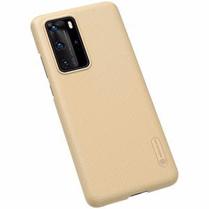 Nillkin Super Frosted Shield vāciņš ierīcei Huawei P40 Pro, zelta krāsā