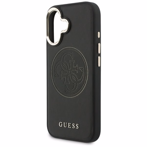 Guess Perforated 4G MagSafe maciņš for iPhone 17 - melns