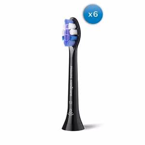 Philips HX6056/88 Sonicare Sensitive Replacement brush heads Heads For adults Number of brush heads included 6 Black
