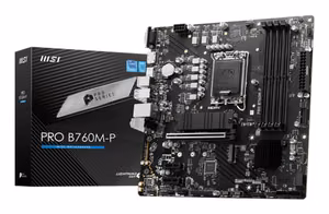 Mātesplate MSI PRO B760M-P Intel B760 LGA1700 Micro-ATX DDR5