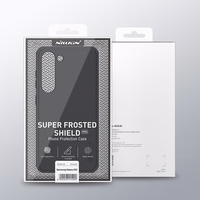 Nillkin Super Frosted Shield Pro viedtālruņa apvalks Samsung Galaxy S23+ ar statīvu sarkanā krāsā