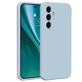 Etteri silikona viedtālruņa apvalks Samsung Galaxy S23 FE gaiši zils