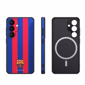 FC Barcelona maciņš Samsung Galaxy S24 magnētiskais maciņš MagSafe OCFCBMCS24BG BG