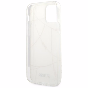 Guess Gold Chain Collection viedtālruņa apvalks iPhone 12 Pro Max 6.7" - balta