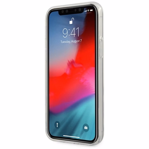 Guess Gold Chain Collection viedtālruņa apvalks iPhone 12 Pro Max 6.7" - balta