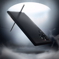 Spigen Liquid Air viedtālruņa apvalks Samsung Galaxy S22 Ultra - Matēts melns