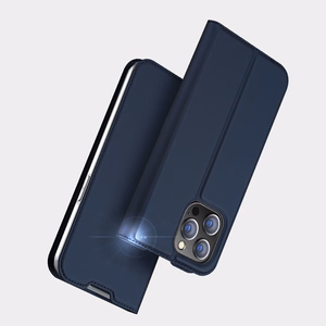 Dux Ducis Skin Pro viedtālruņa apvalks atverams vāciņš iPhone 14 Pro zelta