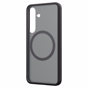 Spigen Capella GP-FPS931PGBJW silikona viedtālruņa apvalks ar MagFit magnētisko gredzenu Samsung Galaxy S25 - melns