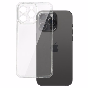 Bruņots triecienizturīgs apvalks Iphone 15 Pro, caurspīdīgs